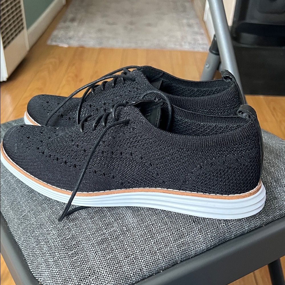 Cole Haan Black Knit Flats